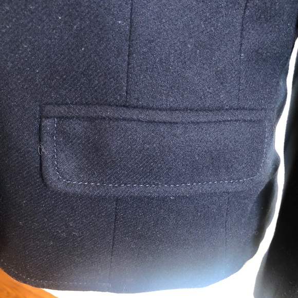 Abercrombie Fitch navy wool preppy blazer/Jacket L - Picture 4 of 11